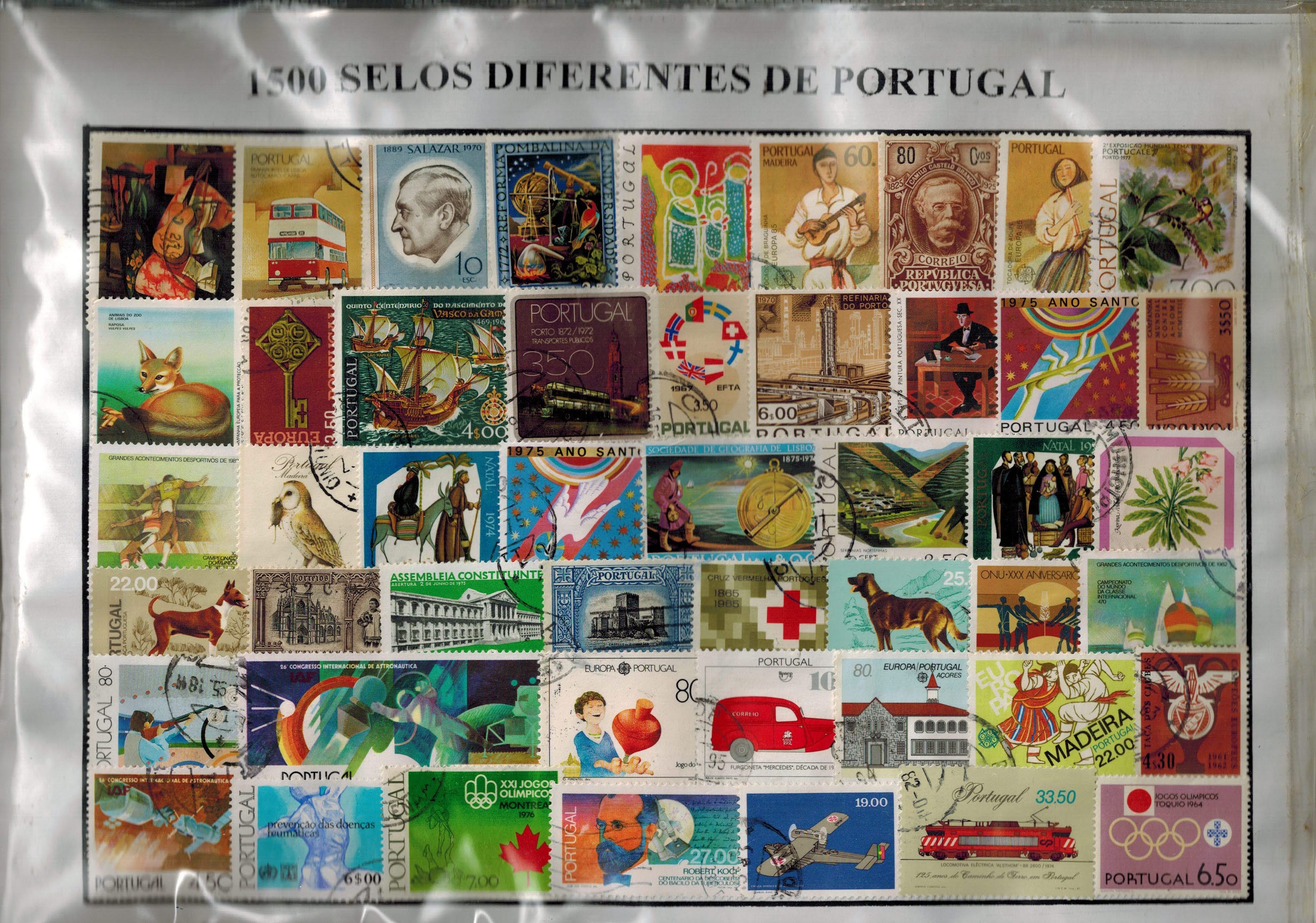 PORTUGAL 1500 Selos Diferentes